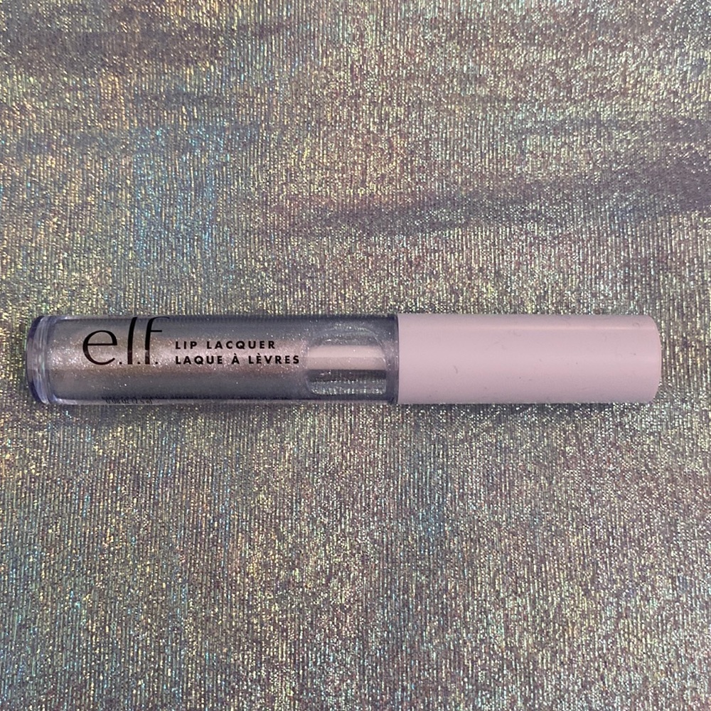 6/$15 ELF Lip Lacquer Gloss in Bubbles - Sheer White Shimmer